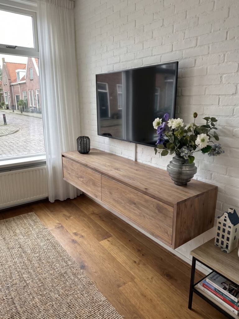Massief Eiken Tv meubel 2 softclose lades | Amsterdam
