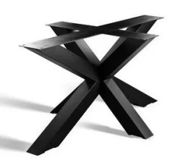 Matrixpoot zwart gepoedercoat 260x80x72cm koker 10x10cm