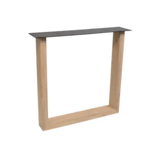 U poot massief eiken 10x4cm