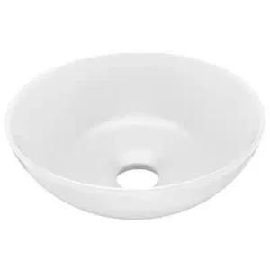 Waskom keramiek rond 28x10cm mat diverse kleuren