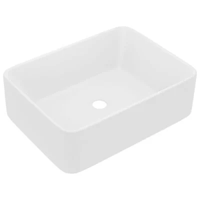 Waskom rechthoek 40x30x12 cm keramiek mat